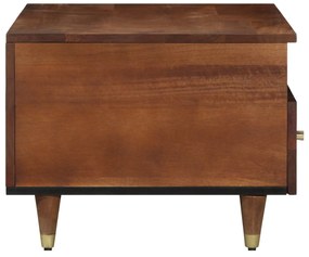 Mesa de Café 80x54x40 cm Madeira Sólida de Mangueira
