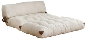Sofá-Cama 2 Lugares Fold – Creme – 120x79 cm