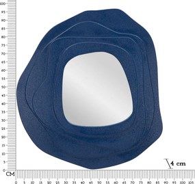 ESPELHO DE PAREDE DALIA 90X4X97 CM AZUL