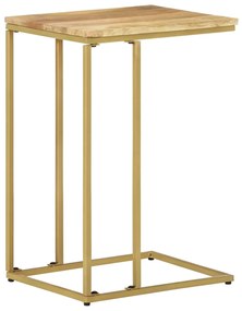 vidaXL Mesa de apoio 35x45x65 cm madeira de mangueira maciça