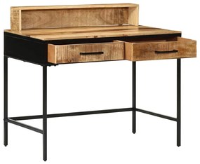 Mesa de Consola 100x55x75 cm Madeira Rústica Sólida de Manga