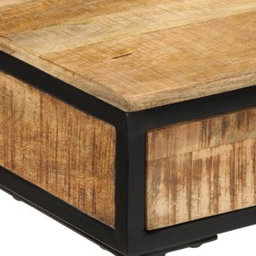 Mesa de Toucador 100x40x75/120 cm Madeira Sólida de Manga Rugosa