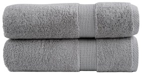 Toalhas de mãos premium SOLUND 2pcs 50x100 cm 600 gsm cinzento
