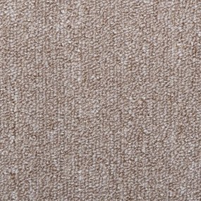 Tapete/carpete para degraus 15 pcs 65x21x4 cm castanho-claro