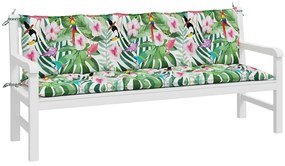 Almofadões para bancos de jardim 2 pcs tecido oxford multicor