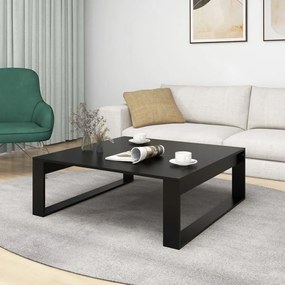 Mesa de centro 100x100x35 cm derivados de madeira preto