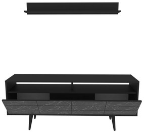 Unidade TV Ola – Preto – 160 cm x 35 cm x 64,5 cm