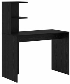 Secretária de Escrita Carvalho Preto Carvalho Preto MDF, laminado