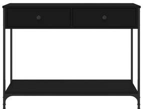 Mesa consola 100x34,5x75 cm derivados de madeira preto