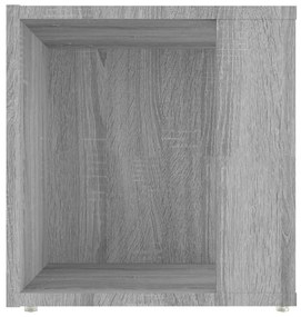 Mesa de apoio 33x33x34,5cm derivados de madeira cinzento sonoma