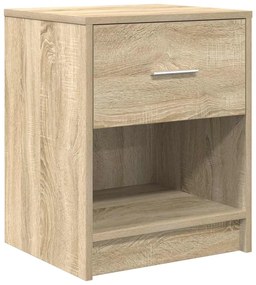 Mesas de cabeceira 2 pcs com gaveta 40x34x50 cm carvalho sonoma