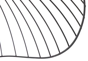 Candeeiro de teto design preto 50 cm - Pua Design