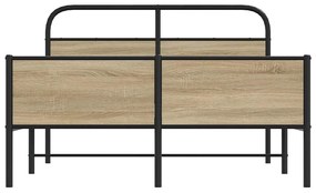 Estrutura cama s/ colchão derivados de madeira carvalho sonoma