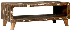 vidaXL Mesa de Café 90x50x35 cm Madeira Recuperada Sólida