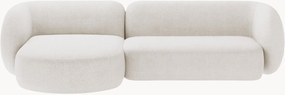 Sofá de canto modular em bouclé Kate (3 lugares)
