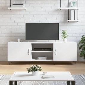 vidaXL Móvel para TV 150x30x50 cm derivados de madeira branco