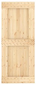 Porta NARVIK 85x210 cm madeira de pinho maciça