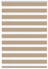 vidaXL Cortina de zebra 95x150 cm largura do tecido 90,9 cm poliéster
