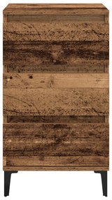 Cabideiro vidaXL Madeira Velha 40x35x70 cm Madeira de Engenharia