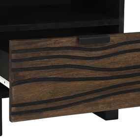 Gabinetes de Cabeceira 2 pcs 40 x 33 x 46 cm Madeira maciça de Manga