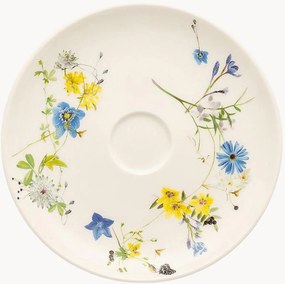Pires para chávena de chá em porcelana fina Brillance Fleurs Des Alpes, conjunto de 6