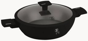 Caçarola baixa antiaderente com tampa Matte Black