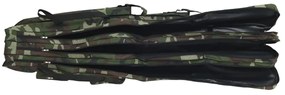 Saco para cana de pesca 150 cm tecido oxford camuflagem verde