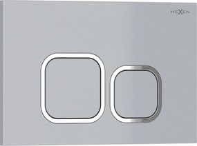 Mexen Tex 03 botão de descarga, cromado mate - 6103-04