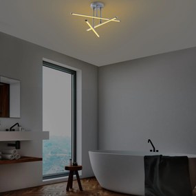 Candeeiro Chandelier Ledflower – Nardo Grey – 51x26x51 cm