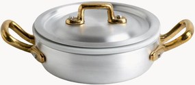 Caçarola com pega, tampa e tabuleiro em porcelana Porcelano, conjunto de 3