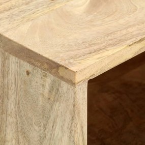 Mesa de centro 90x50x40 cm madeira de mangueira maciça