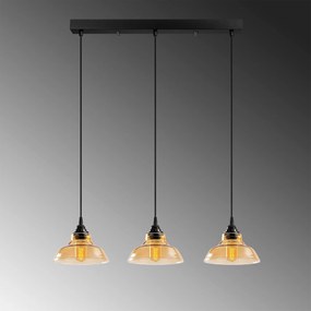 Chandelier Dilberay – Preto – 72 x 72 cm