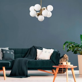 Chandelier Mudoni – Branco Vintage – 70 cm x 80 cm