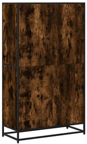 Estante 80,5x35x139 cm derivados de madeira carvalho fumado