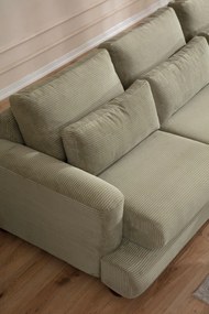 Sofá de 4 Lugares River – Verde – 330 cm x 105 cm x 90 cm