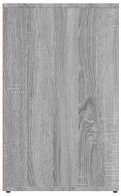Toucador 80x40x65 cm derivados de madeira cor cinzento sonoma