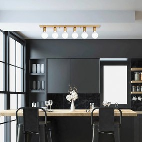 Candeeiro de Teto Mirro – Dourado – 91 x 10 x 10 cm