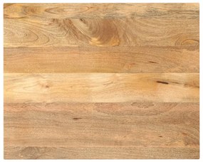 vidaXL Tampo de mesa retangular 90x80x3,8 cm mangueira maciça