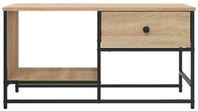 Mesa de centro 85,5x51x45 cm derivados madeira carvalho sonoma