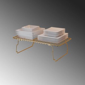 Prateleira de Parede Dolap Ici Organizer – Dourado Castanho – 15x19x42