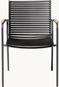 Cadeira de jardim com braços em madeira de teca Mood