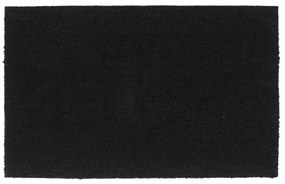 vidaXL Tapete de porta 50x80 cm fibra de coco tufada preto