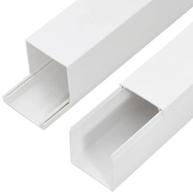 Calhas para cabos 100x40 mm 10 m PVC