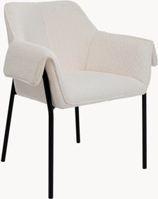 Cadeiras em bouclé Bess, conjunto de 2