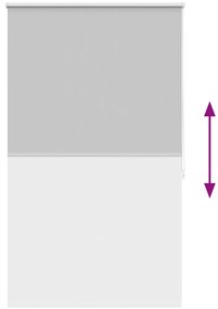 Estore de rolo 80 x 175 cm, Cinza