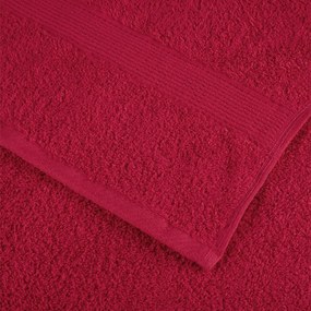 Toalhas premium SOLUND 2 pcs 100x200 cm 600 gsm vermelho