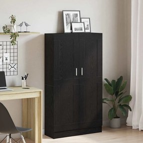 vidaXL Estantes de Livros em Carvalho Preto da - Conjunto de 2, 165x30,5x150 cm, Feitas de Madeira Engenharia