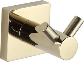 Mexen gancho duplo para toalhas, dourado - 7081835-50