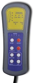 Cadeira de massagens couro artificial branco