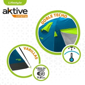 Tenda de Campanha Aktive Toldo 240 x 130 x 210 cm (2 Unidades)
